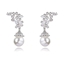 Show details for Famous Medium White Dangle Earrings