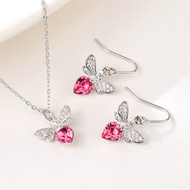 Show details for Fashion Platinum Plated 2 Piece Jewelry Set with 3~7 Day Delivery Show details for Fashion Platinum Plated 2 Piece Jewelry Set with 3~7 Day Delivery