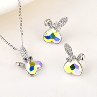 Show details for Party Platinum Plated 2 Piece Jewelry Set with Fast Delivery Show details for Party Platinum Plated 2 Piece Jewelry Set with Fast Delivery