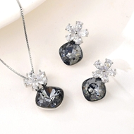 Show details for Copper or Brass Snowflake 2 Piece Jewelry Set with Unbeatable Quality Show details for Copper or Brass Snowflake 2 Piece Jewelry Set with Unbeatable Quality