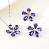 Show details for Party Platinum Plated 2 Piece Jewelry Set with Speedy Delivery Show details for Party Platinum Plated 2 Piece Jewelry Set with Speedy Delivery