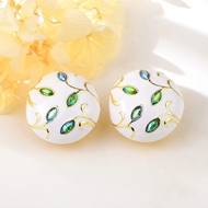 Show details for Party White Dangle Earrings with Beautiful Craftmanship Show details for Party White Dangle Earrings with Beautiful Craftmanship