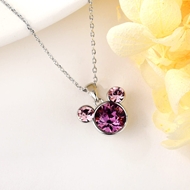 Show details for Copper or Brass Platinum Plated Pendant Necklace From Reliable Factory Show details for Copper or Brass Platinum Plated Pendant Necklace From Reliable Factory
