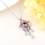 Show details for Best Swarovski Element Pink Pendant Necklace