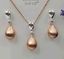 Show details for Filigree Classic Rose Gold Plated 2 Piece Jewelry Set