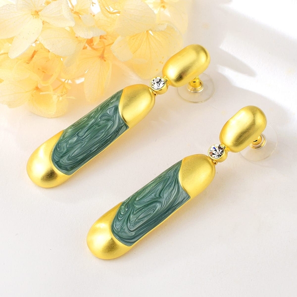 Picture of Classic Enamel Dangle Earrings with 3~7 Day Delivery