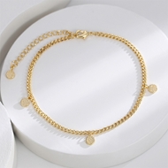 Picture of Inexpensive Copper or Brass Gold Plated Anklet at Unbeatable Price