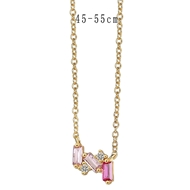 Picture of Pretty Cubic Zirconia Gold Plated Pendant Necklace