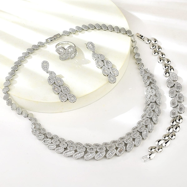 Picture of Party White 4 Piece Jewelry Set with Speedy Delivery