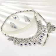 Show details for New Season Blue Party 4 Piece Jewelry Set with SGS/ISO Certification Show details for New Season Blue Party 4 Piece Jewelry Set with SGS/ISO Certification