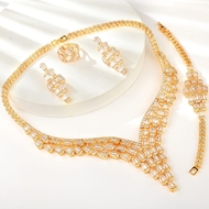 Show details for Luxury Copper or Brass 4 Piece Jewelry Set in Exclusive Design Show details for Luxury Copper or Brass 4 Piece Jewelry Set in Exclusive Design