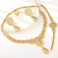 Show details for Irresistible White Cubic Zirconia 4 Piece Jewelry Set For Your Occasions Show details for Irresistible White Cubic Zirconia 4 Piece Jewelry Set For Your Occasions