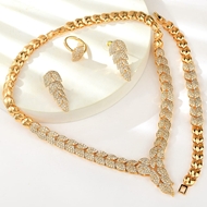 Show details for Fancy Flowers & Plants Copper or Brass 4 Piece Jewelry Set Show details for Fancy Flowers & Plants Copper or Brass 4 Piece Jewelry Set