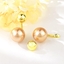 Show details for Great Artificial Pearl Copper or Brass Dangle Earrings