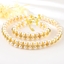Show details for Classic Gold Plated 2 Piece Jewelry Set in Exclusive Design