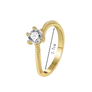 Picture of Low Cost Gold Plated White Fashion Ring with Low Cost