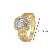 Picture of Copper or Brass Cubic Zirconia Fashion Ring at Super Low Price