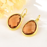 Picture of Stunning Classic Artificial Crystal Huggie Earrings