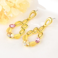 Picture of Top Irregular Gold Plated Dangle Earrings