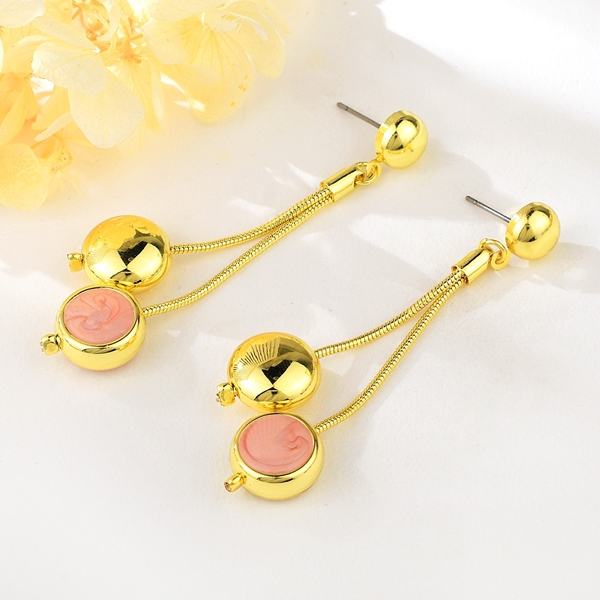 Picture of Classic Enamel Dangle Earrings in Flattering Style