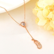 Show details for Fashion Rose Gold Plated Pendant Necklace with Member Discount Show details for Fashion Rose Gold Plated Pendant Necklace with Member Discount