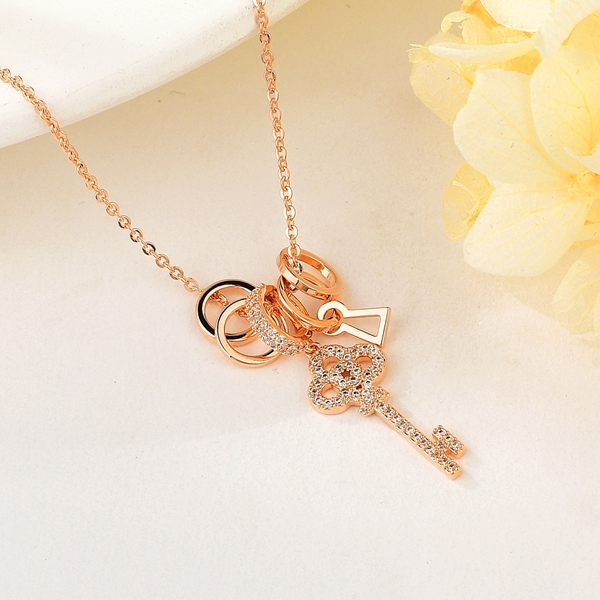 Picture of Affordable Copper or Brass White Pendant Necklace from Trust-worthy Supplier