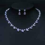 Show details for Good Cubic Zirconia White 2 Piece Jewelry Set Show details for Good Cubic Zirconia White 2 Piece Jewelry Set