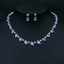 Show details for Good Cubic Zirconia White 2 Piece Jewelry Set