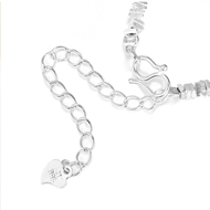 Picture of Recommended White 925 Sterling Silver Fashion Bracelet from Top Designer