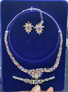 Show details for Fast Selling Colorful Copper or Brass 3 Piece Jewelry Set For Your Occasions Show details for Fast Selling Colorful Copper or Brass 3 Piece Jewelry Set For Your Occasions