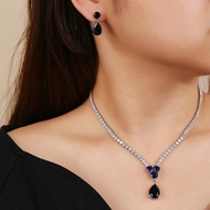 Picture of Latest Geometric Cubic Zirconia 2 Piece Jewelry Set