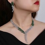 Picture of Luxury Green 2 Piece Jewelry Set with Worldwide Shipping