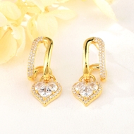 Show details for Copper or Brass White Dangle Earrings with Unbeatable Quality Show details for Copper or Brass White Dangle Earrings with Unbeatable Quality