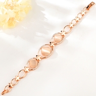 Show details for Shop Rose Gold Plated Opal Fashion Bangle with Wow Elements Show details for Shop Rose Gold Plated Opal Fashion Bangle with Wow Elements
