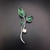 Picture of Nickel Free Platinum Plated Fashion Brooche in Flattering Style