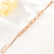 Show details for Rose Gold Plated Geometric Fashion Bracelet From Reliable Factory Show details for Rose Gold Plated Geometric Fashion Bracelet From Reliable Factory