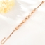 Show details for Rose Gold Plated Geometric Fashion Bracelet From Reliable Factory
