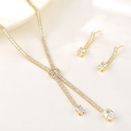 Show details for Fancy Geometric White 2 Piece Jewelry Set Show details for Fancy Geometric White 2 Piece Jewelry Set