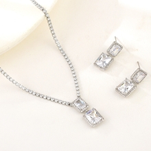 Show details for Party White 2 Piece Jewelry Set of Original Design