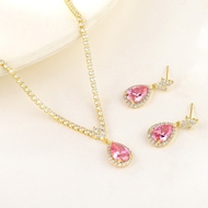 Show details for Wholesale Gold Plated Delicate 2 Piece Jewelry Set with No-Risk Return Show details for Wholesale Gold Plated Delicate 2 Piece Jewelry Set with No-Risk Return