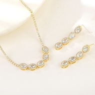 Show details for Low Cost Gold Plated Delicate 2 Piece Jewelry Set with Low Cost Show details for Low Cost Gold Plated Delicate 2 Piece Jewelry Set with Low Cost