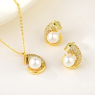 Show details for Top Leopard Delicate 2 Piece Jewelry Set Show details for Top Leopard Delicate 2 Piece Jewelry Set