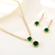 Show details for New Cubic Zirconia Green 2 Piece Jewelry Set Show details for New Cubic Zirconia Green 2 Piece Jewelry Set