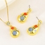 Show details for Geometric Opal 2 Piece Jewelry Set from Certified Factory