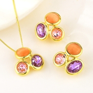 Picture of Zinc Alloy Colorful 2 Piece Jewelry Set with Unbeatable Quality