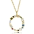 Picture of Origninal Monogram Colorful Pendant Necklace