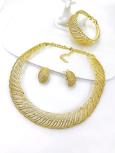 Show details for Charming Colorful Zinc Alloy 3 Piece Jewelry Set As a Gift