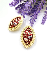 Show details for Charming Gold Plated Party Clip On Earrings As a Gift