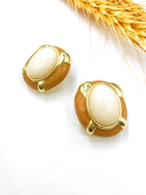 Show details for Funky Party White Clip On Earrings