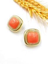 Show details for Inexpensive Simple Resin Clip On Earrings from Reliable Manufacturer
